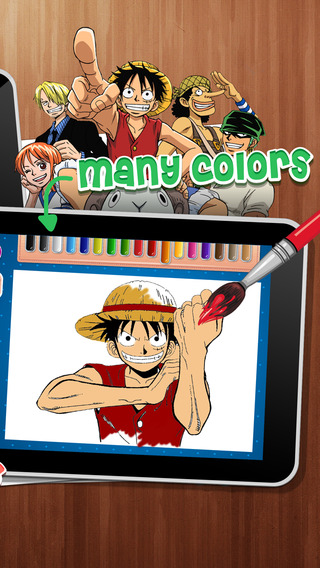 免費下載教育APP|Coloring Anime & Manga Book : Japanese Photos  Cartoon Paint on One Piece For Kids app開箱文|APP開箱王