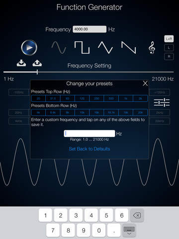 【免費生產應用App】Audio Function Generator-APP點子