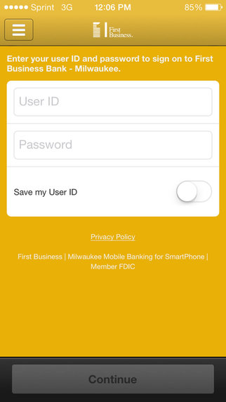 Milwaukee Mobile Banking for iPhone