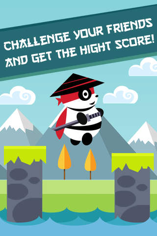 Spring Ninja Panda: Mr Dr Panda Hero Jump Out Game! screenshot 4