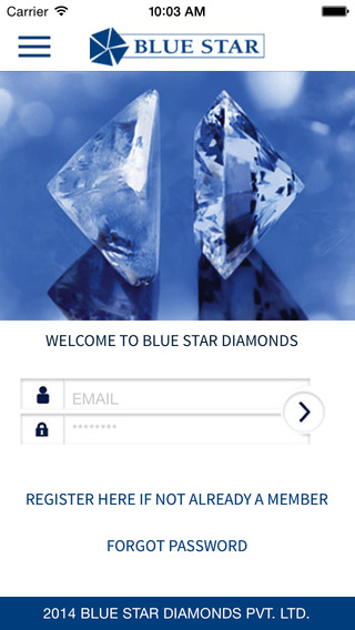 BLUE STAR DIAMONDS iPhone Version