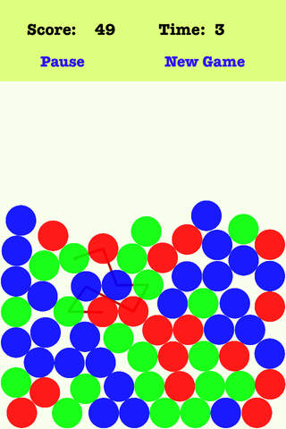 Gravity Dots - Connect the dots according to the order of the red green blue screenshot 3