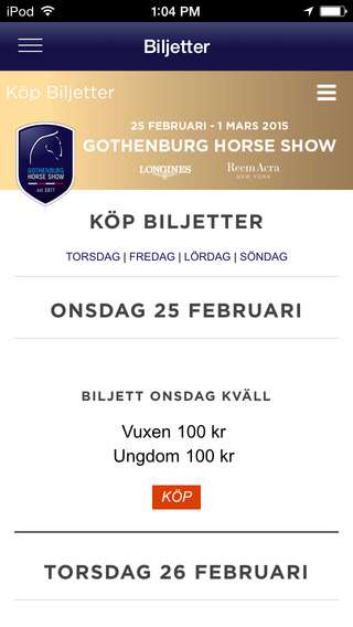 免費下載商業APP|Gothenburg Horse Show 2015 app開箱文|APP開箱王