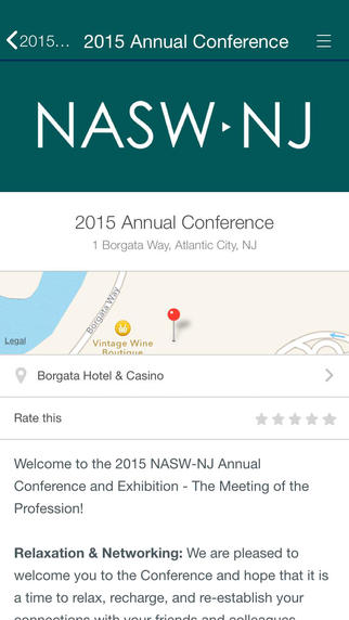 【免費商業App】NASW NJ Conference-APP點子