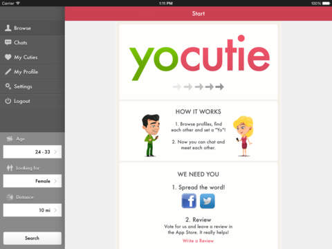 【免費社交App】YoCutie - Free Flirt, Chat & Dating App-APP點子