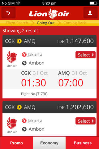 Lion Air screenshot 2