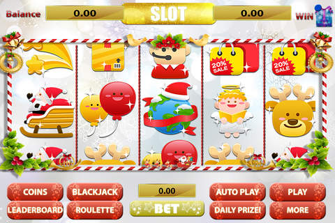 Slots - Lucky Christmas Days For Free screenshot 3