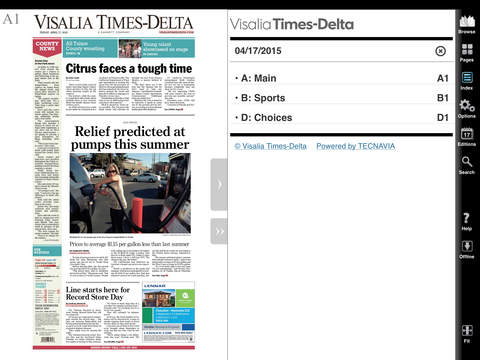 【免費新聞App】Visalia Times-Delta Print Edition-APP點子