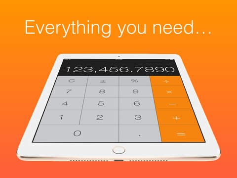 Calculator HD - the missing calculator on your iPad
