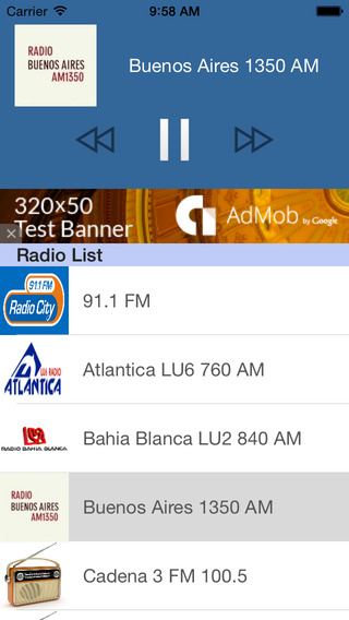 Radio Argentina - Todos los radios FM Argentinos Móvil 100 Gratis