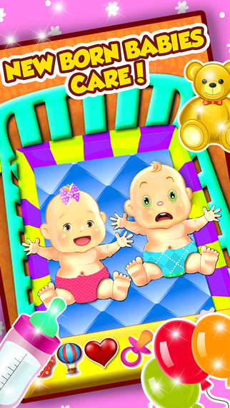 【免費遊戲App】My Newborn Twins Baby – Little new baby and mommy care-APP點子