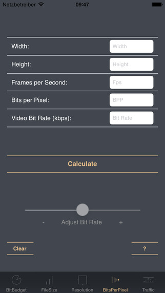 【免費工具App】VidBitCalc-APP點子