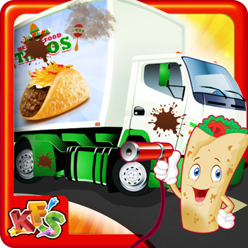 Taco Truck Wash - Dirty auto car washing, cleaning & cleanup adventure game LOGO-APP點子