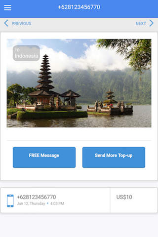 TransferTo mobile topup screenshot 3