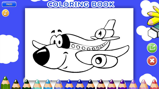 免費下載教育APP|Planes Aircraft & Jets Coloring Book - All Styles & Ages! app開箱文|APP開箱王
