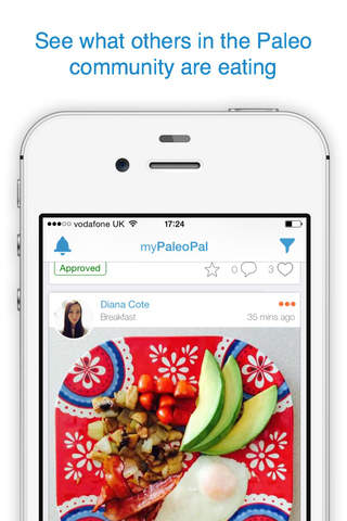 myPaleoPal - Paleo Food Journal & Community App screenshot 3