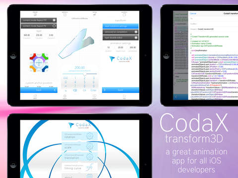 【免費工具App】CodaX transform 3D for Xcode-APP點子