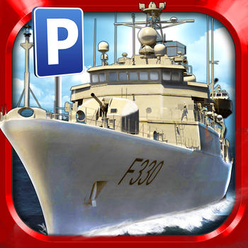 Navy Boat Parking Simulator Game - Real Army Sailing Driving Test Run Park Sim Games LOGO-APP點子