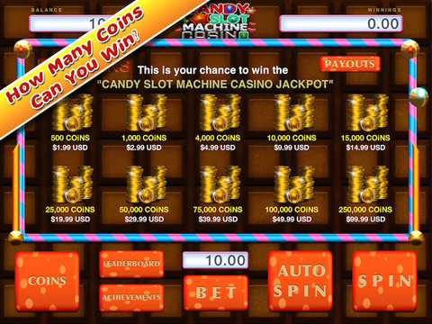 【免費遊戲App】Candy Slot Machine Casino-APP點子