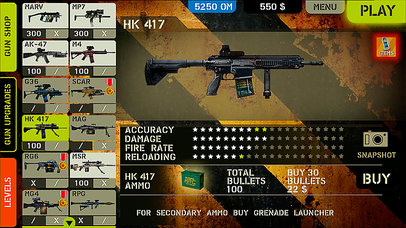 Screenshots of Overkill for iPhone