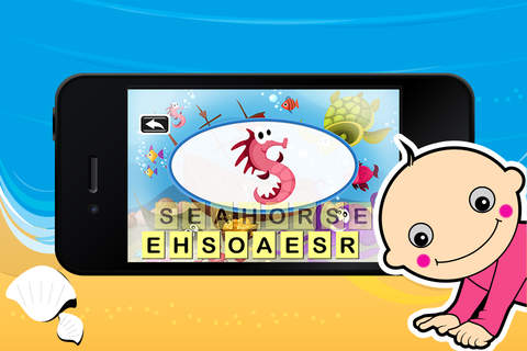 My First Underwater Words - Learning game for Kids in Pre School and Kindergarten screenshot 2