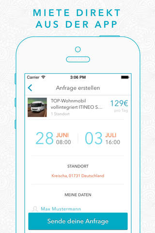 Erento - Miete alles, vom Wohnmobil über Transporter bis hin zur Hüpfburg screenshot 3