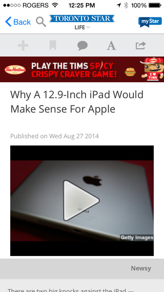 【免費新聞App】Toronto Star-APP點子