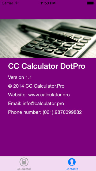 Free CCCalculator Dot Pro