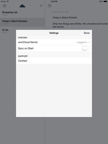 【免費生產應用App】CloudNotes – ownCloud Notes-APP點子