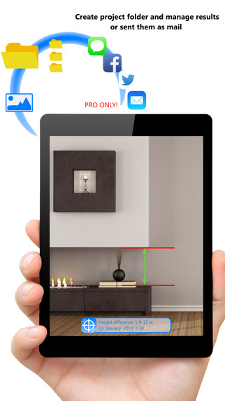 【免費生產應用App】CamMeasure Pro - Measure any height, width, distance and area with your camera!-APP點子