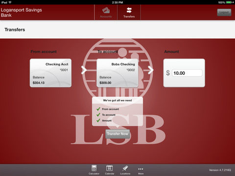 【免費財經App】Logansport Savings Bank Mobile for iPad-APP點子