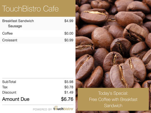 【免費生活App】TouchBistro Customer Facing Display-APP點子