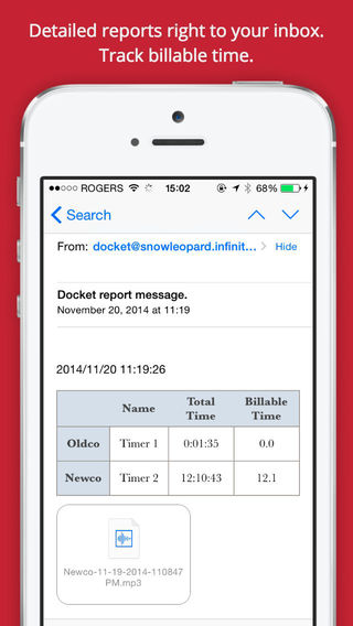 【免費商業App】Docket Time Tracking-APP點子