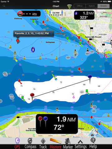 Le Havre to Dunkerque GPS Nautical charts pro