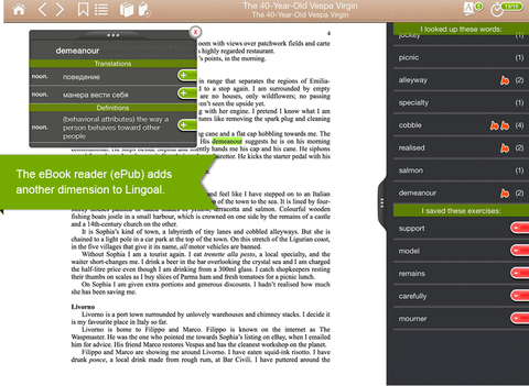LINGOAL HD - Surf & Learn English Web Browser and eBook Reader screenshot 2