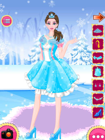 【免費遊戲App】Winter Princess Dressup -kids games-APP點子