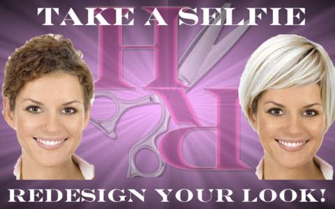 Hair Style Redesign Free-Take a Selfie And Create A New You! screenshot 3