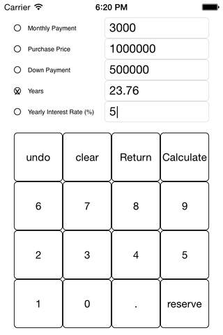 Loan Calculator - loan and mortgage calculator, for iPhone screenshot 4