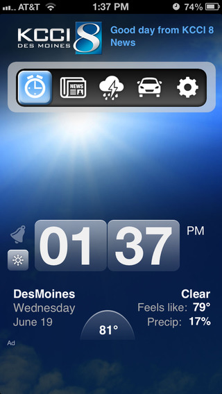 Alarm Clock KCCI 8 News - Des Moines Iowa