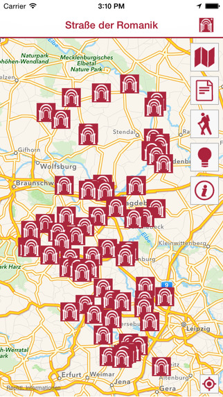 【免費旅遊App】Straße der Romanik-APP點子