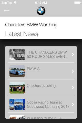 Chandlers Worthing BMW screenshot 4