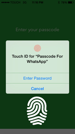 WhatsLock - Password and Fingerprint for imported messages for Whatsapp Edition