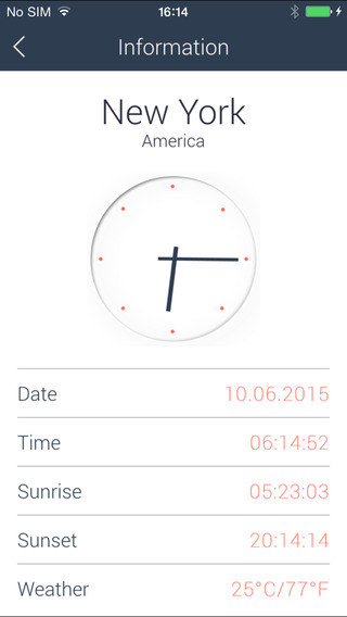 World Time Clock App
