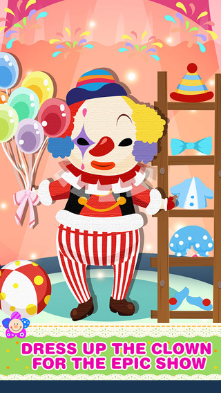 【免費遊戲App】Clumsy Little Clown - Circus Dress up & Play Center-APP點子