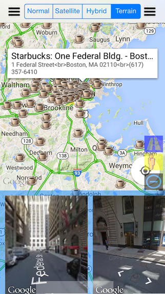 【免費旅遊App】Live Street Map View Pro for Nearest Starbucks - Best App for Search Starbucks-APP點子