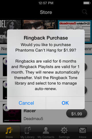 Virgin Mobile Ringback Tone Store screenshot 4
