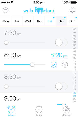 wakeappclock - alarm, journal and timer screenshot 3
