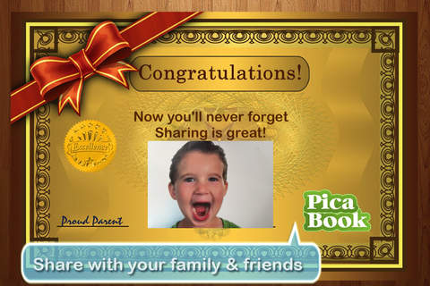 Pica Sharing - Interactive Educational Book For Kids & Parents screenshot 3
