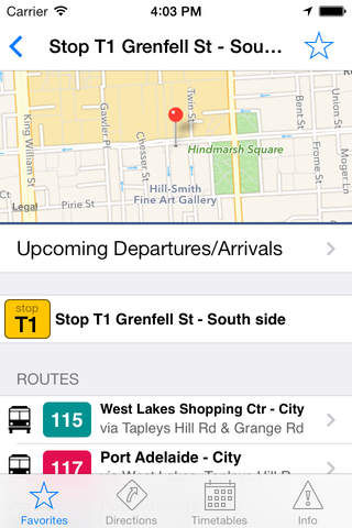 TransitTimes Adelaide - Adelaide Metro trip planner & offline timetables screenshot 4