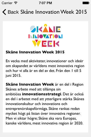 Skåne Innovation Week screenshot 3